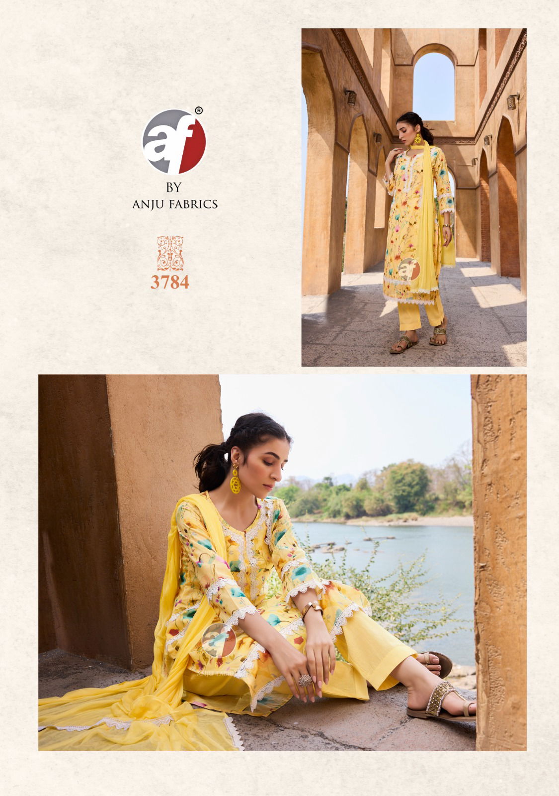 Sakhi Re Vol 2 By Af Linen Cotton Printed Plus Size Kurti With Bottom Dupatta Wholesale Market In Surat